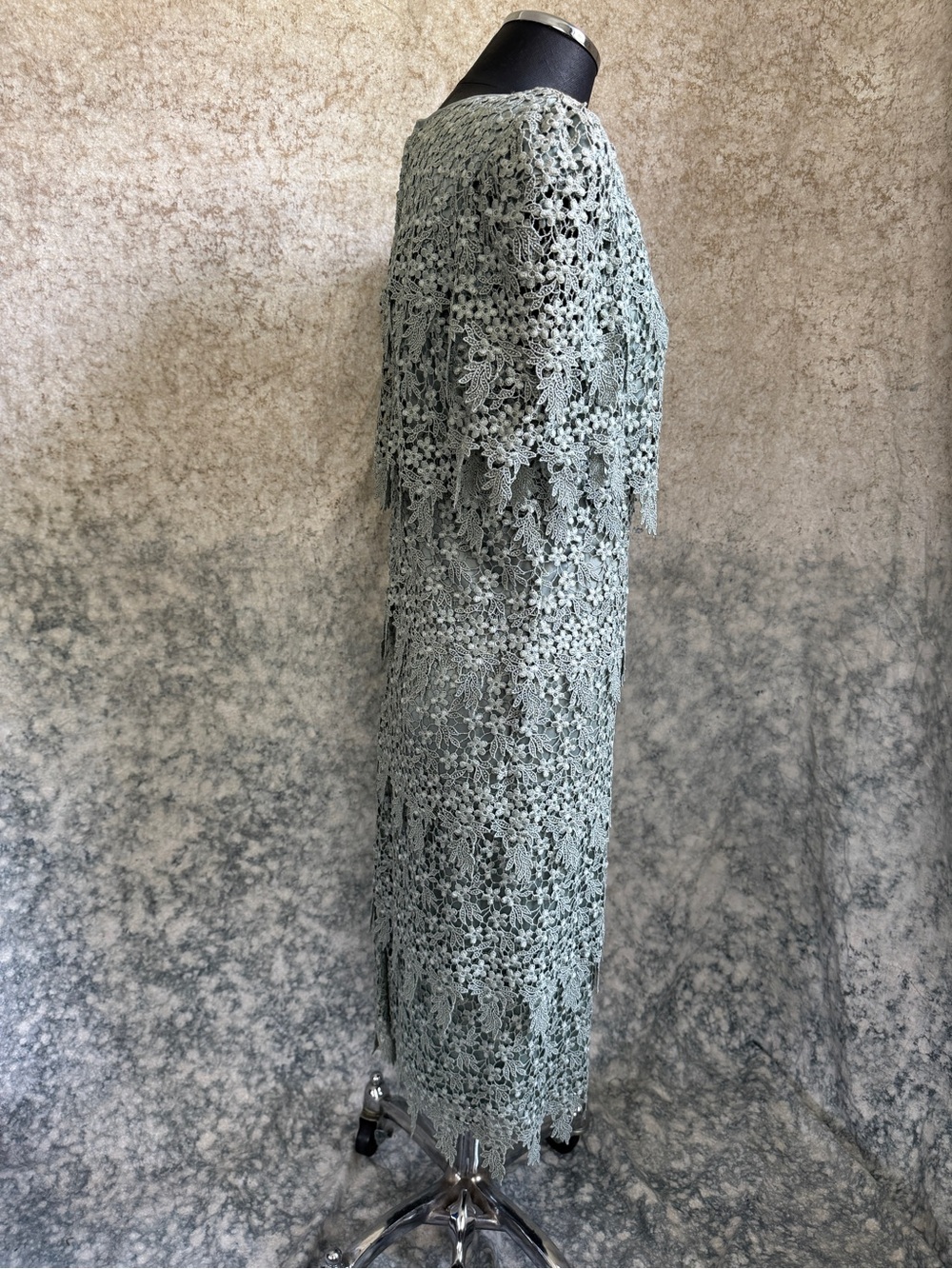 Vintage Cattiva New York Lace Waterfall Dress - 6 - Picture 6 of 8